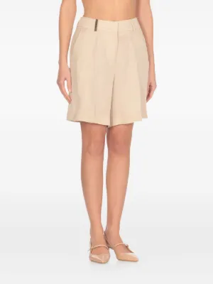 ショートパンツ PESERICO Women Shorts Burmudas P04579D 05814 061 234691 GR Peserico Shorts for Women - Shop on FARFETCH