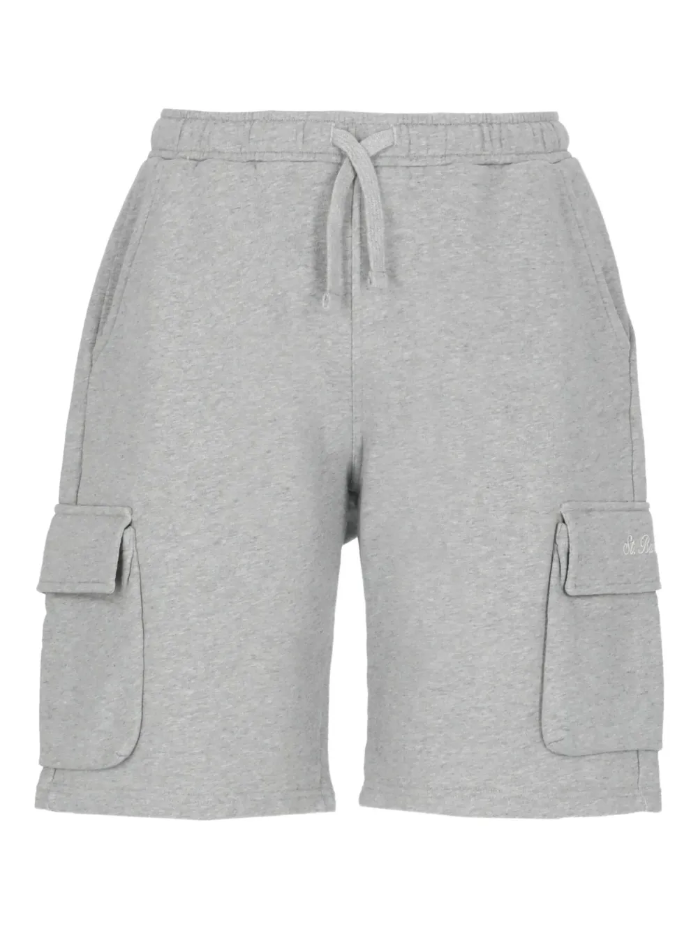 Mc2 Saint Barth Cargy Elasticated-waist Cargo Shorts In Gray
