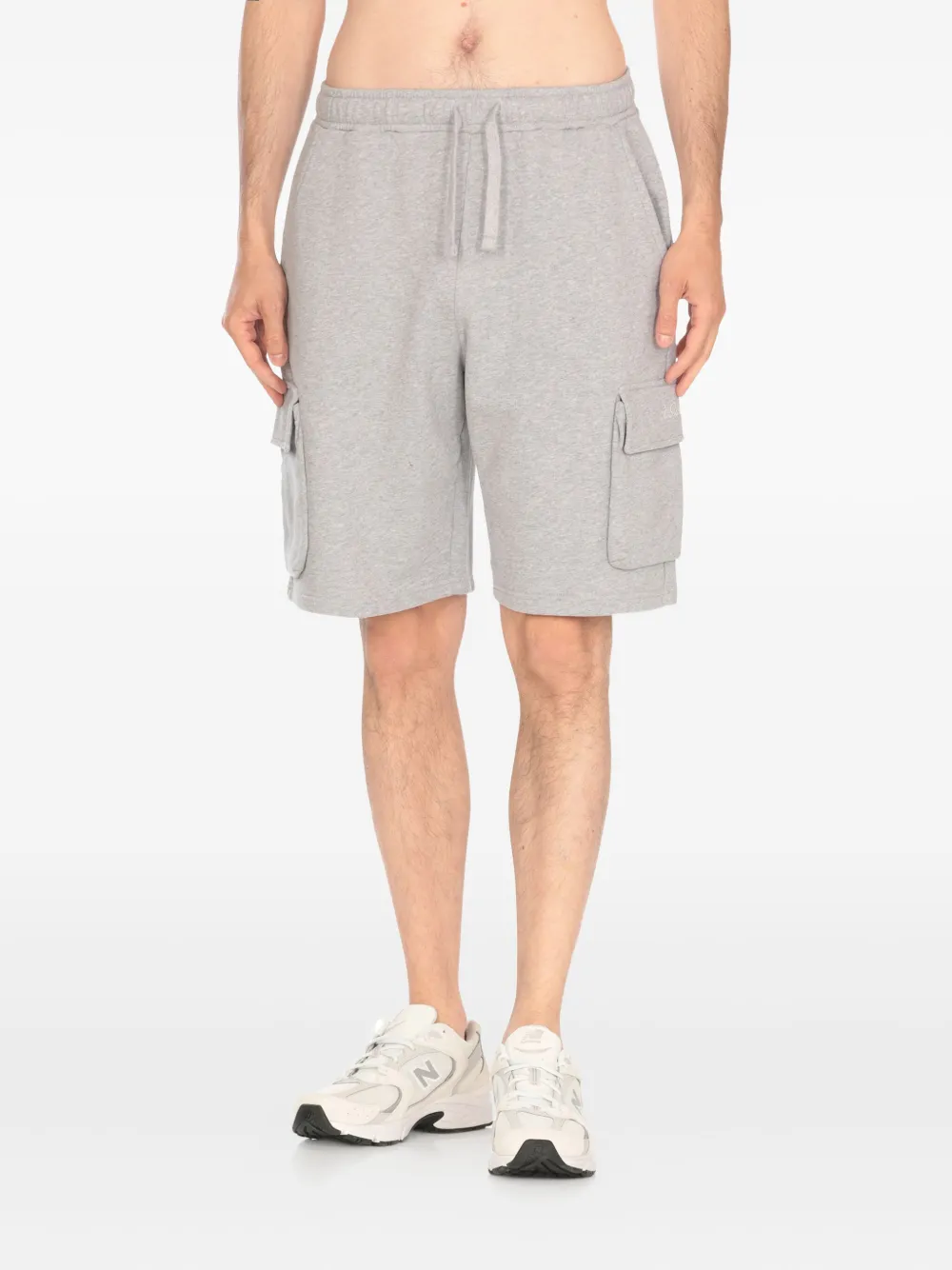 Mc2 Saint Barth Cargy Elasticated-waist Cargo Shorts In Gray