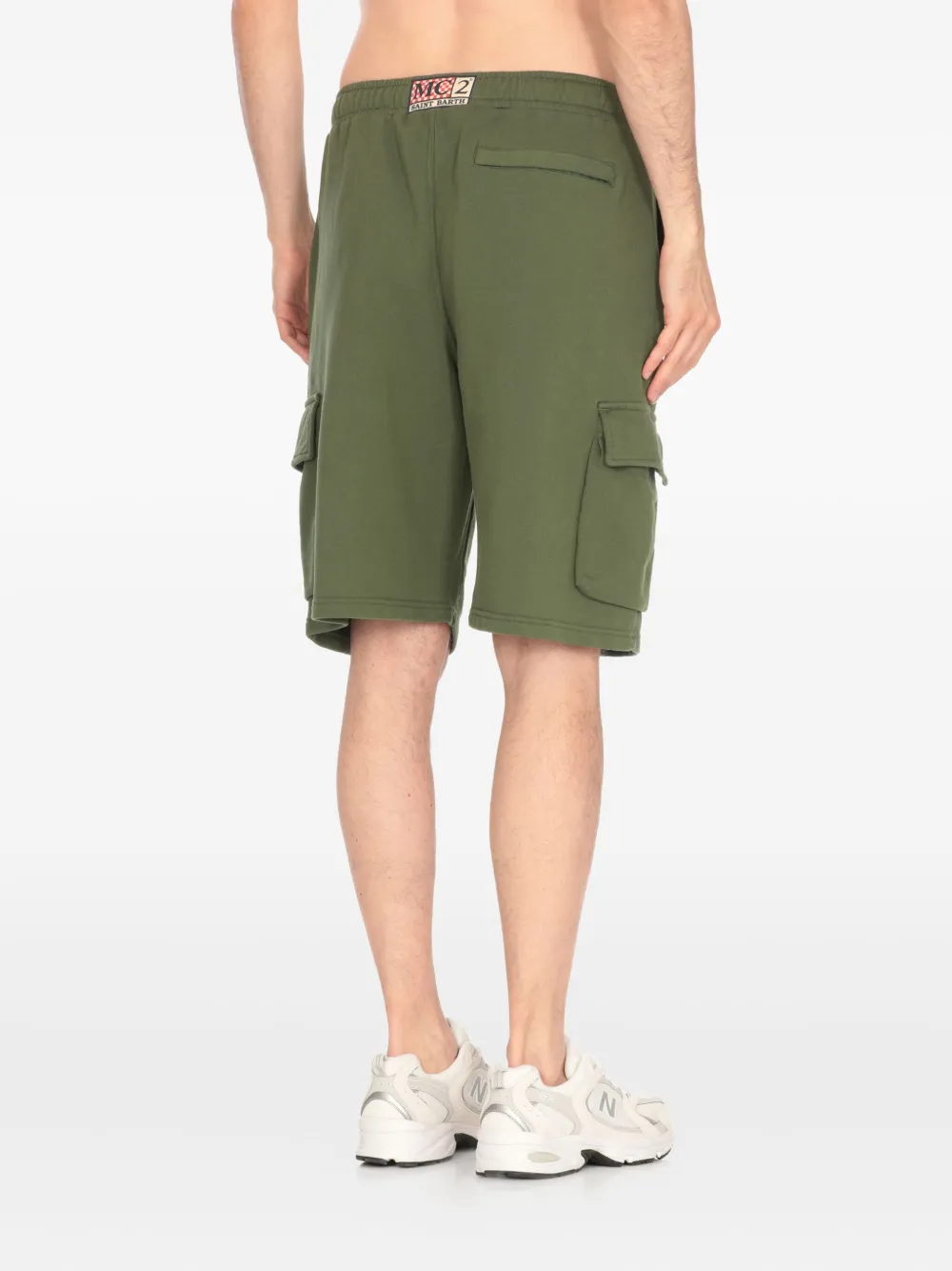 MC2 Saint Barth Cargy cargo shorts met elastische taille Groen