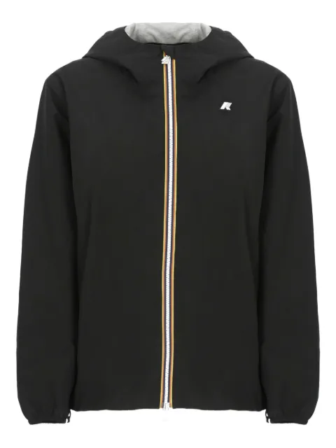 K-Way Marguerite hooded zip-front jacket