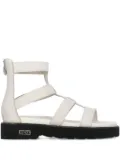 Cult zip-fastening sandals - Neutrals