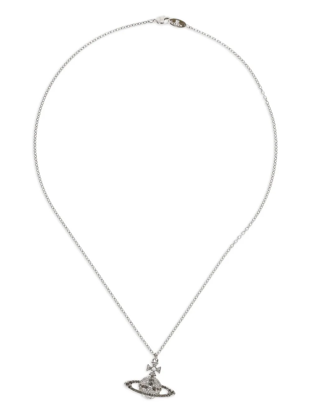 Bas Relief crystal-embellished necklace