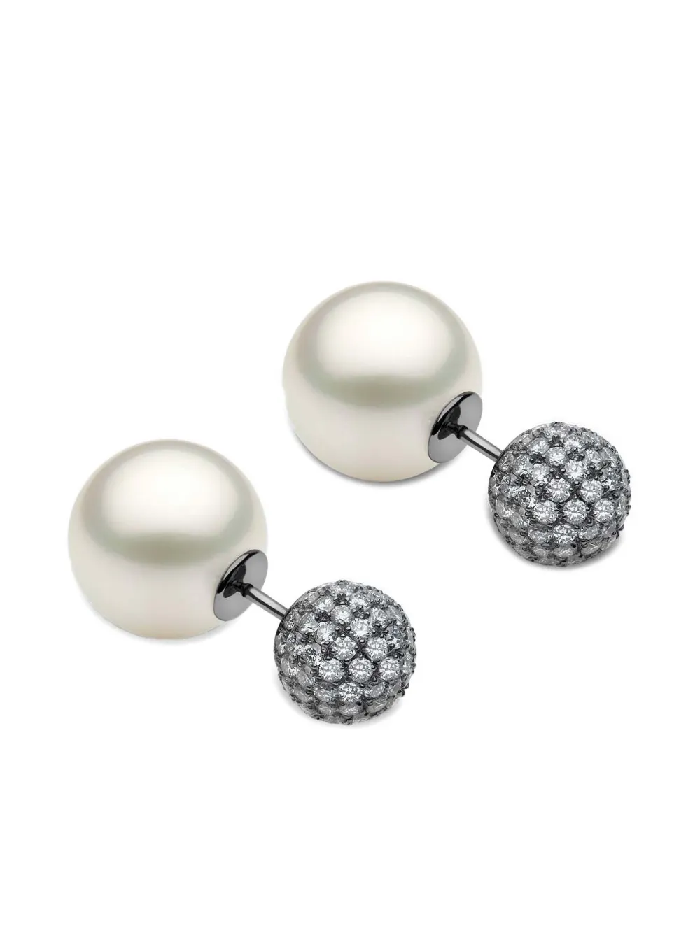 south sea pearl diamond earrings
