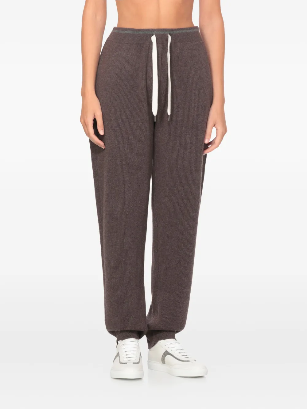 Brunello Cucinelli Trainingsbroek met trekkoord Bruin