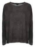 Avant Toi crew-neck cashmere sweater - Grey