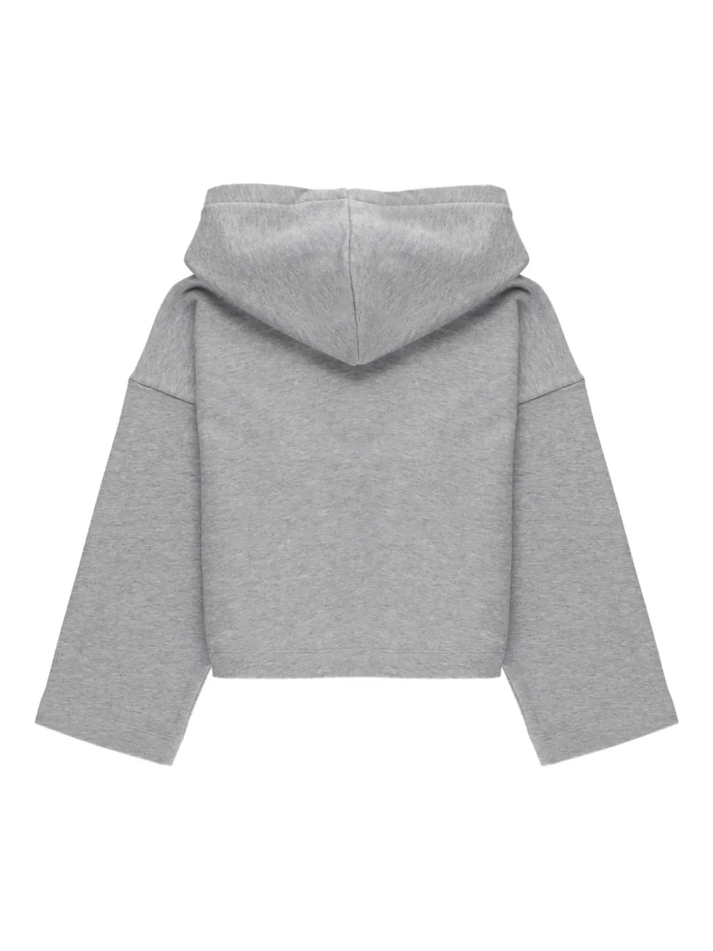 Moschino Kids Hoodie met logoprint Grijs