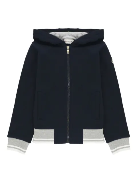 Moncler Enfant Hoodie mit Logo-Patch