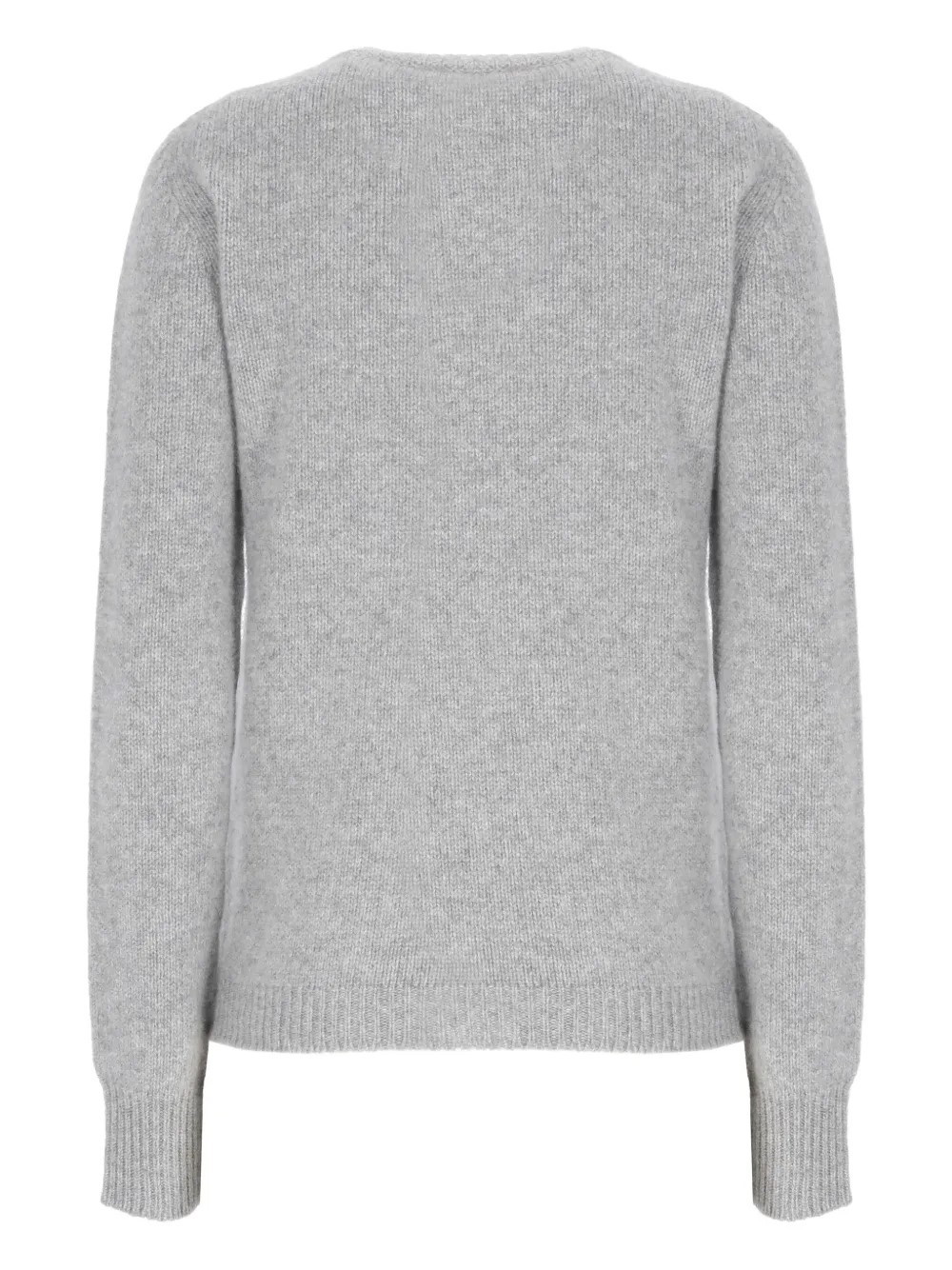 Vanisé Cashmere Sweater Crew Neckline In Gray