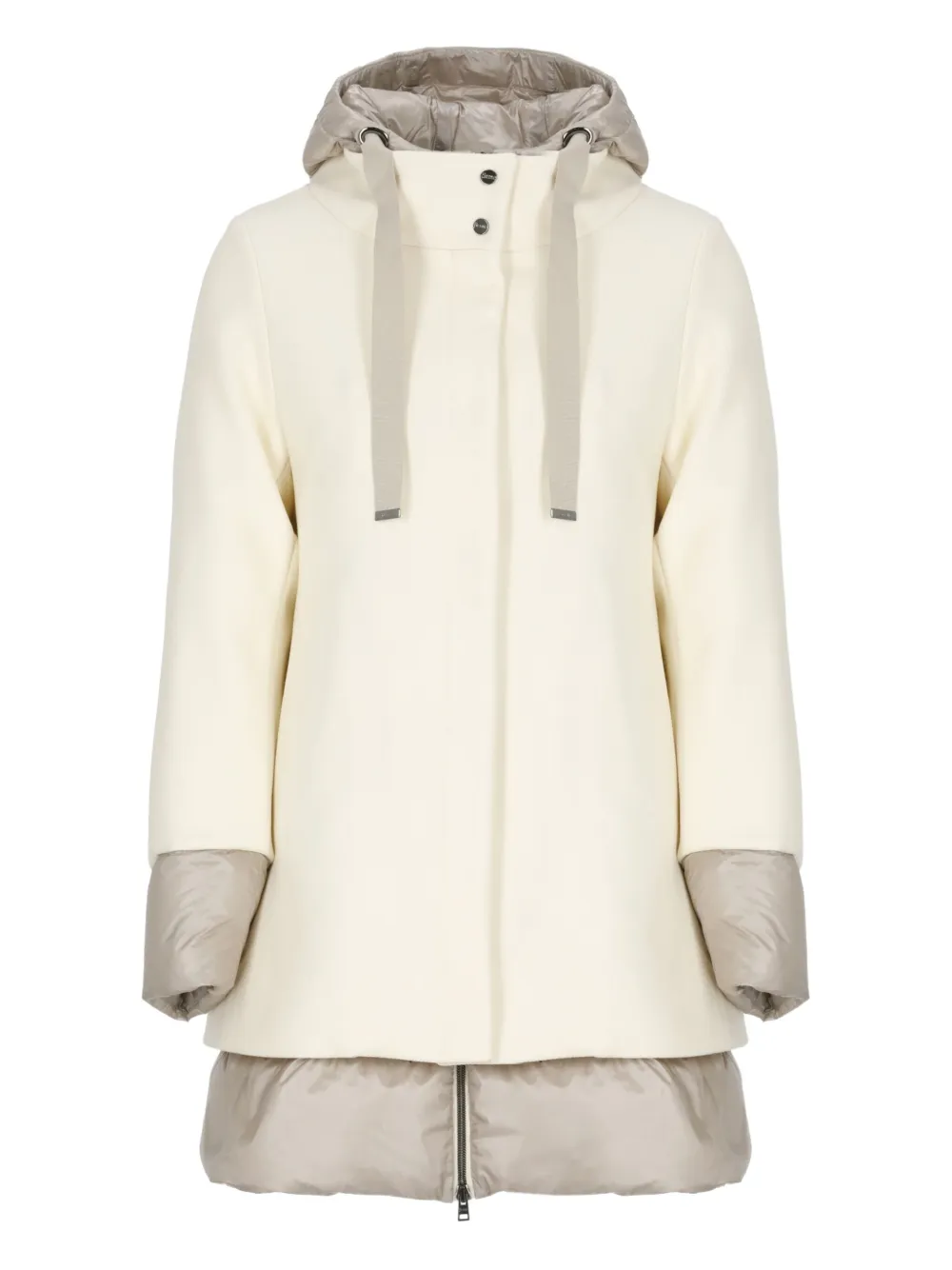 Herno hooded padded coat Wit