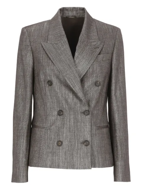 Brunello Cucinelli peak-lapel double-breasted blazer