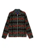 PS Paul Smith geometric-pattern wool jacket - Green