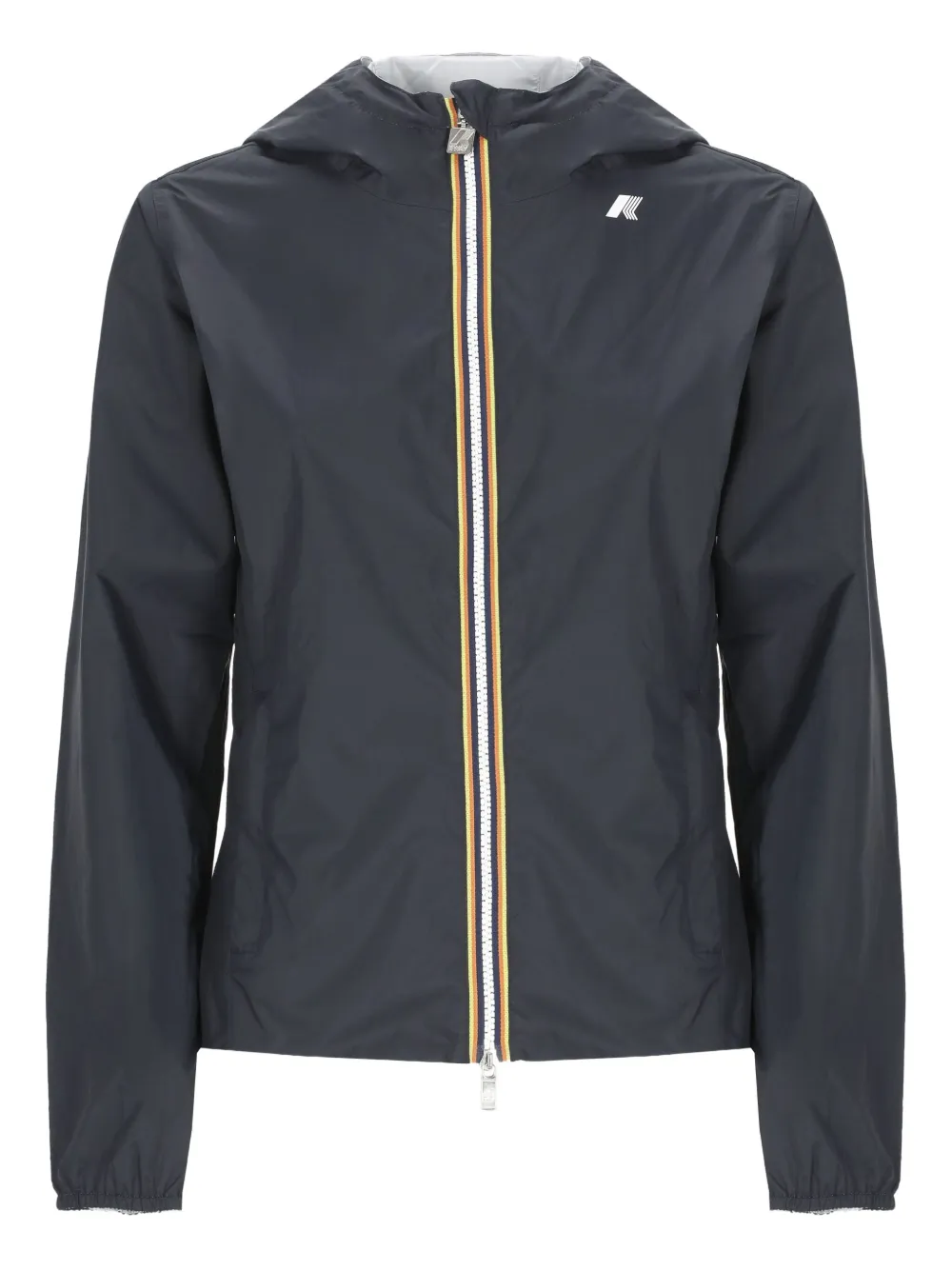Lily hooded zip-front jacket