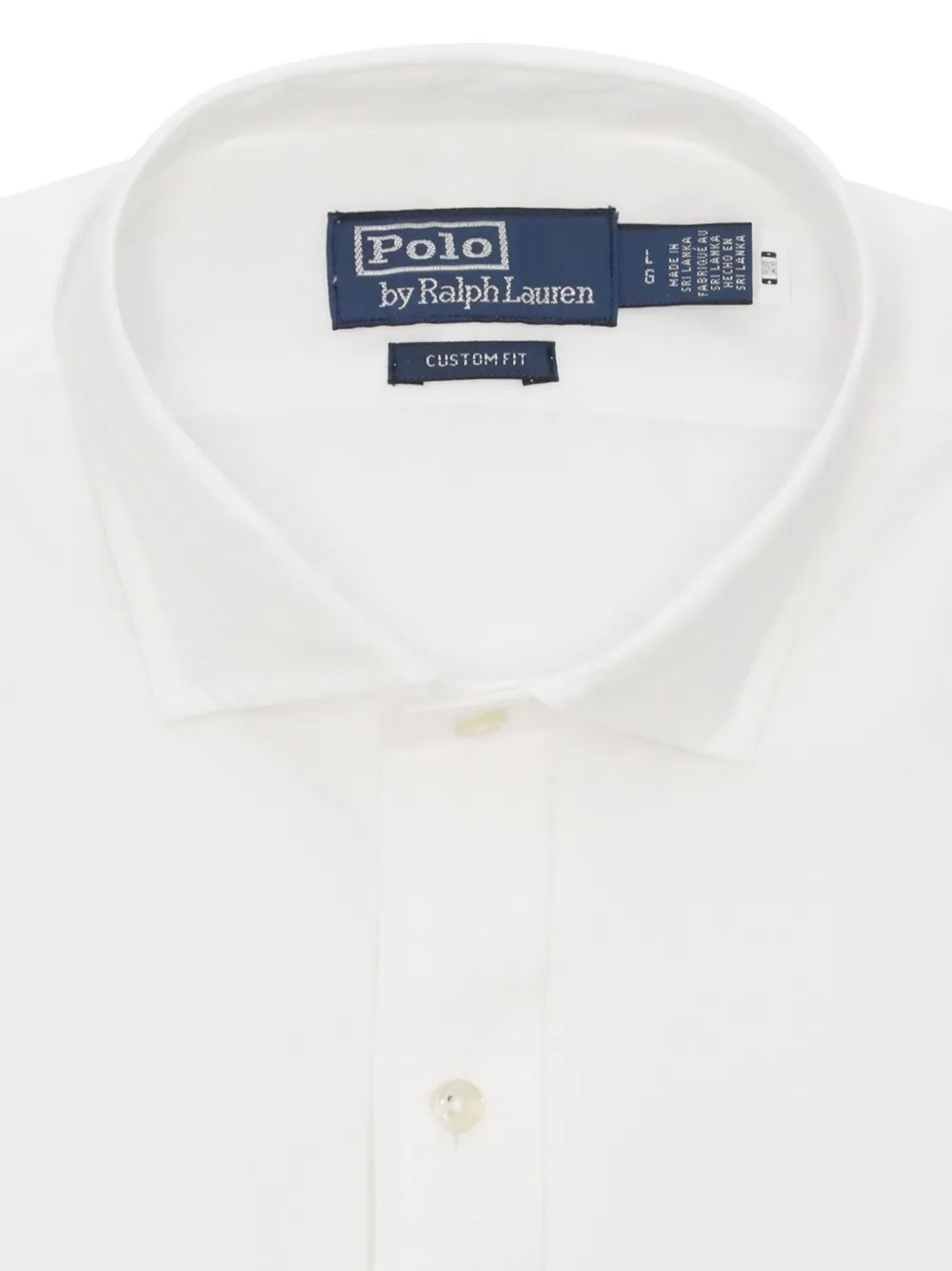 Polo Ralph Lauren embroidered-logo cotton shirt - Wit