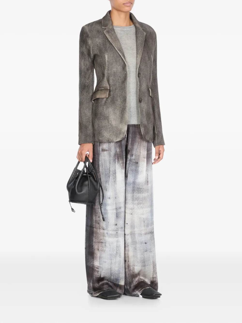 Avant Toi Blazer met klepzakken Grijs