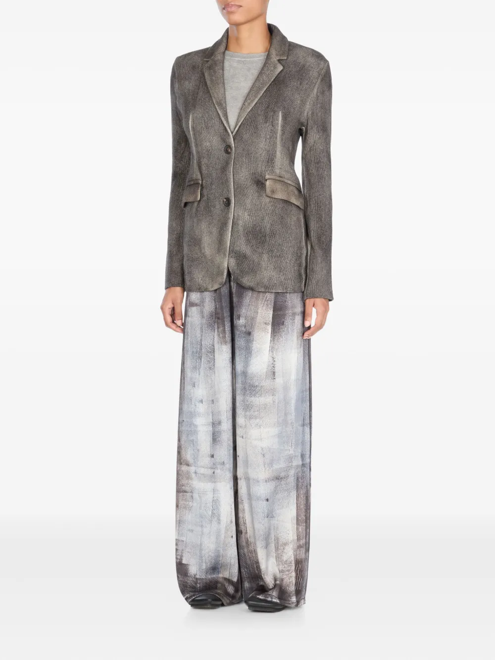 Avant Toi Blazer met klepzakken Grijs