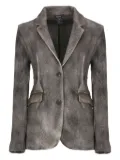 Avant Toi flap-pockets blazer - Grey