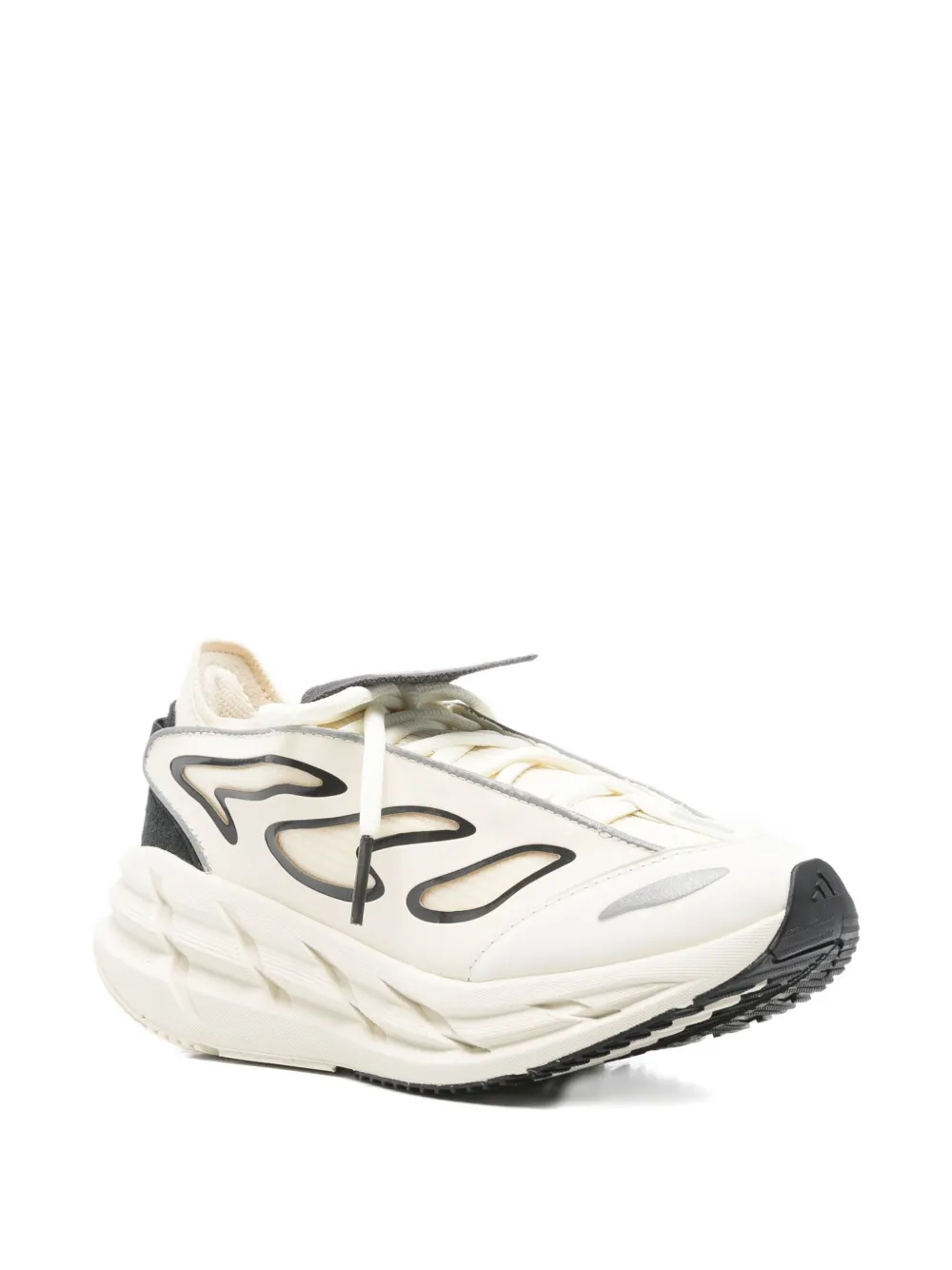 Adidas by Stella McCartney Adistar flame-detail platform sneakers - Beige