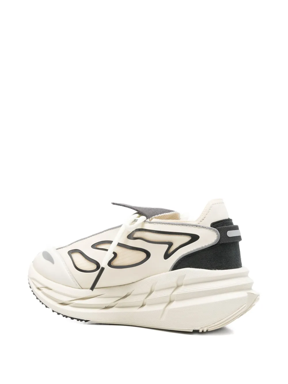 adidas by Stella McCartney Adistar flame-detail platform sneakers Neutrals