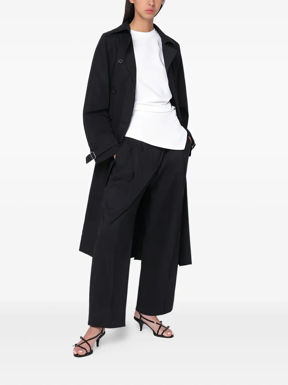 MARK KENLY DOMINO TAN Cappotto doppiopetto - Nero