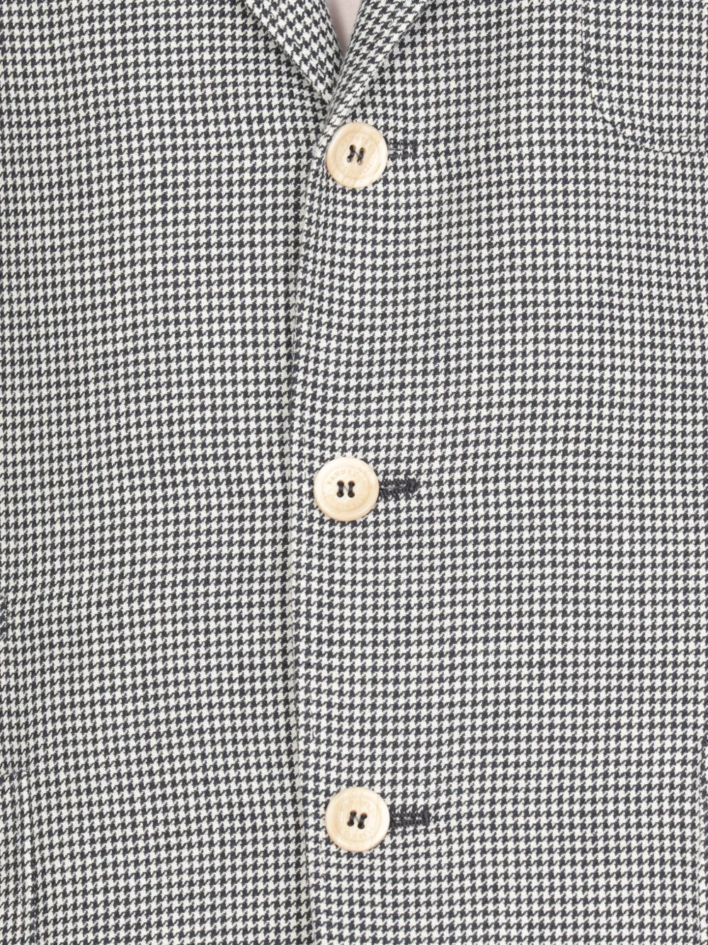 Brunello Cucinelli Linnen blazer met pied-de-poule print Grijs