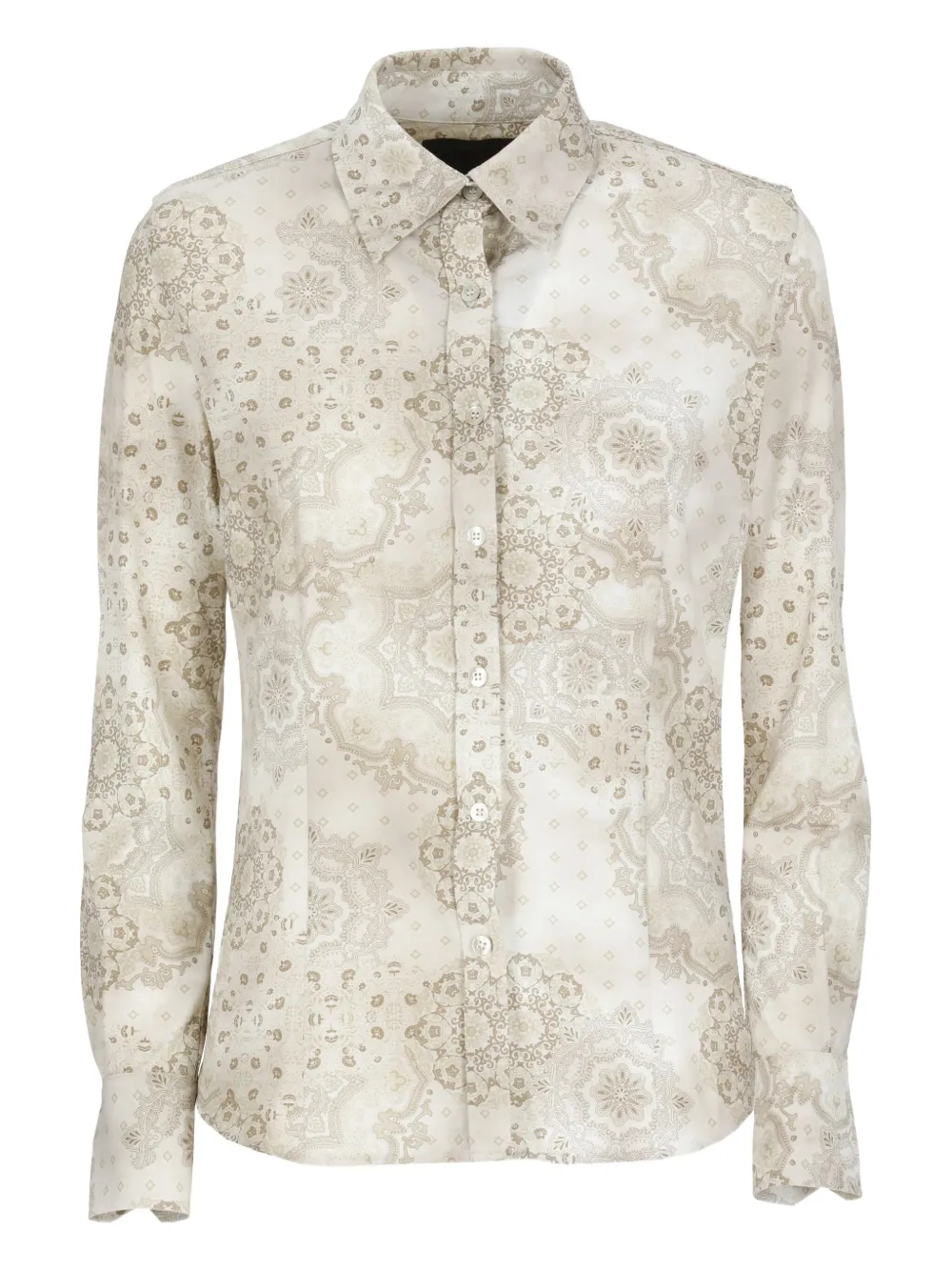 Kazar Wom printed long-sleeve shirt