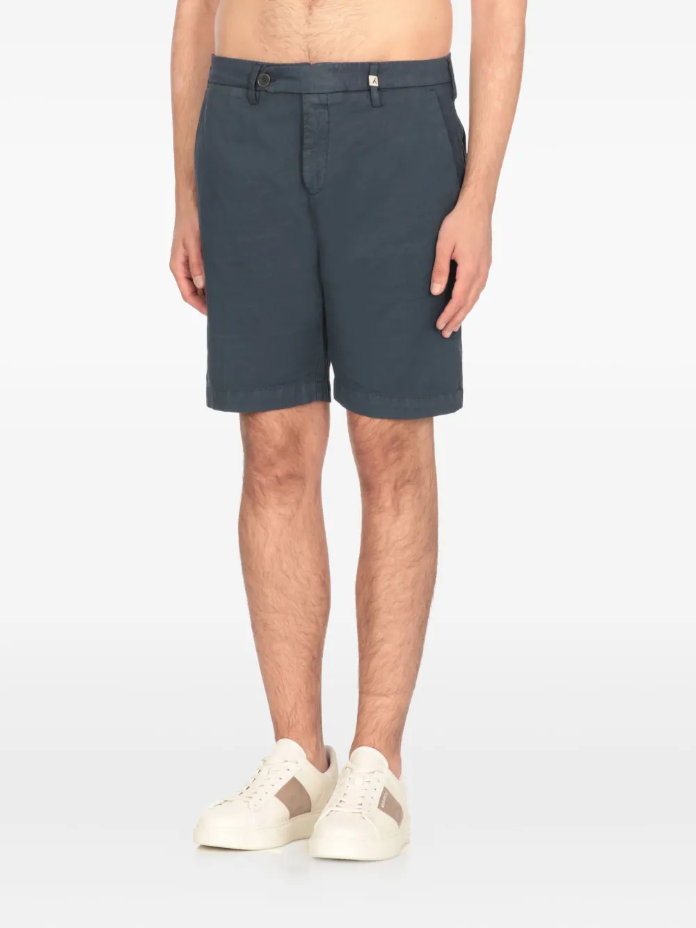 Myths slit-pocket bermuda shorts - Blauw