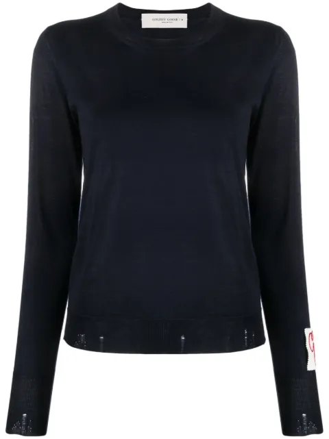 Golden Goose ribbed-trim wool sweater