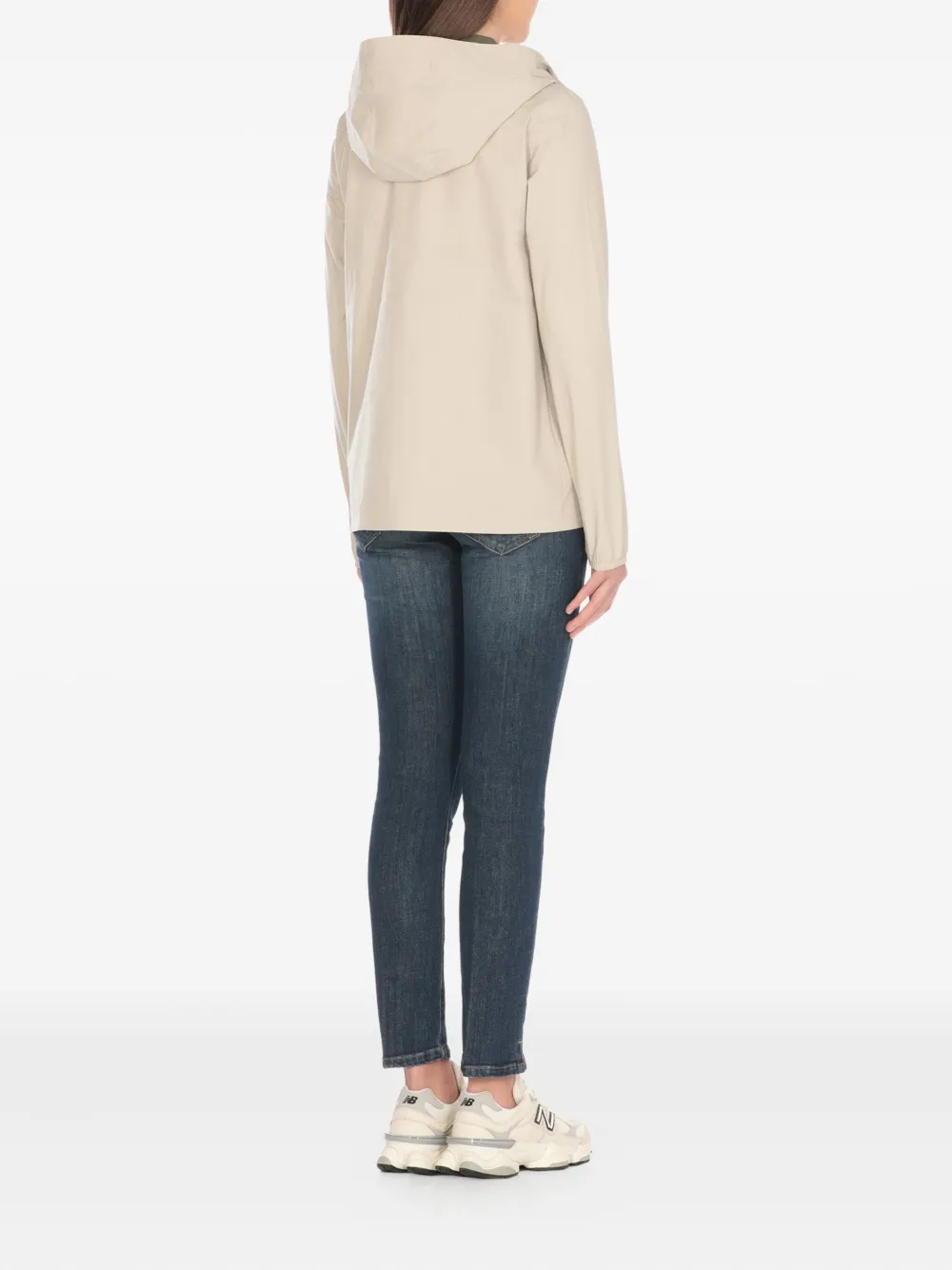 K-Way Jack met capuchon Beige