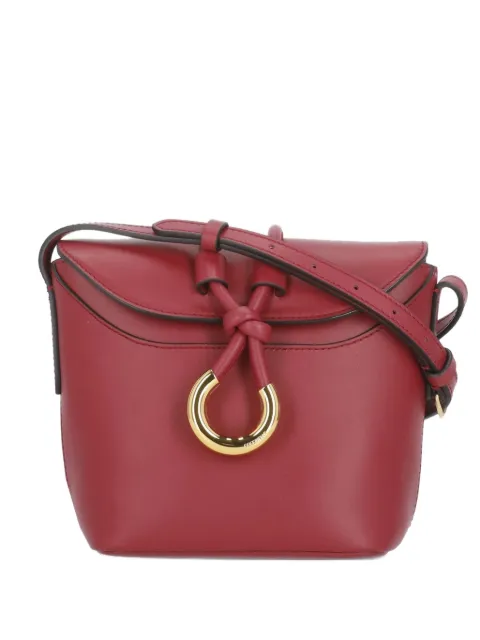 Coccinelle knotted-strap leather shoulder bag