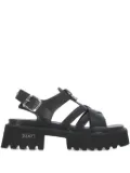 Cult platform buckle sandals - Black