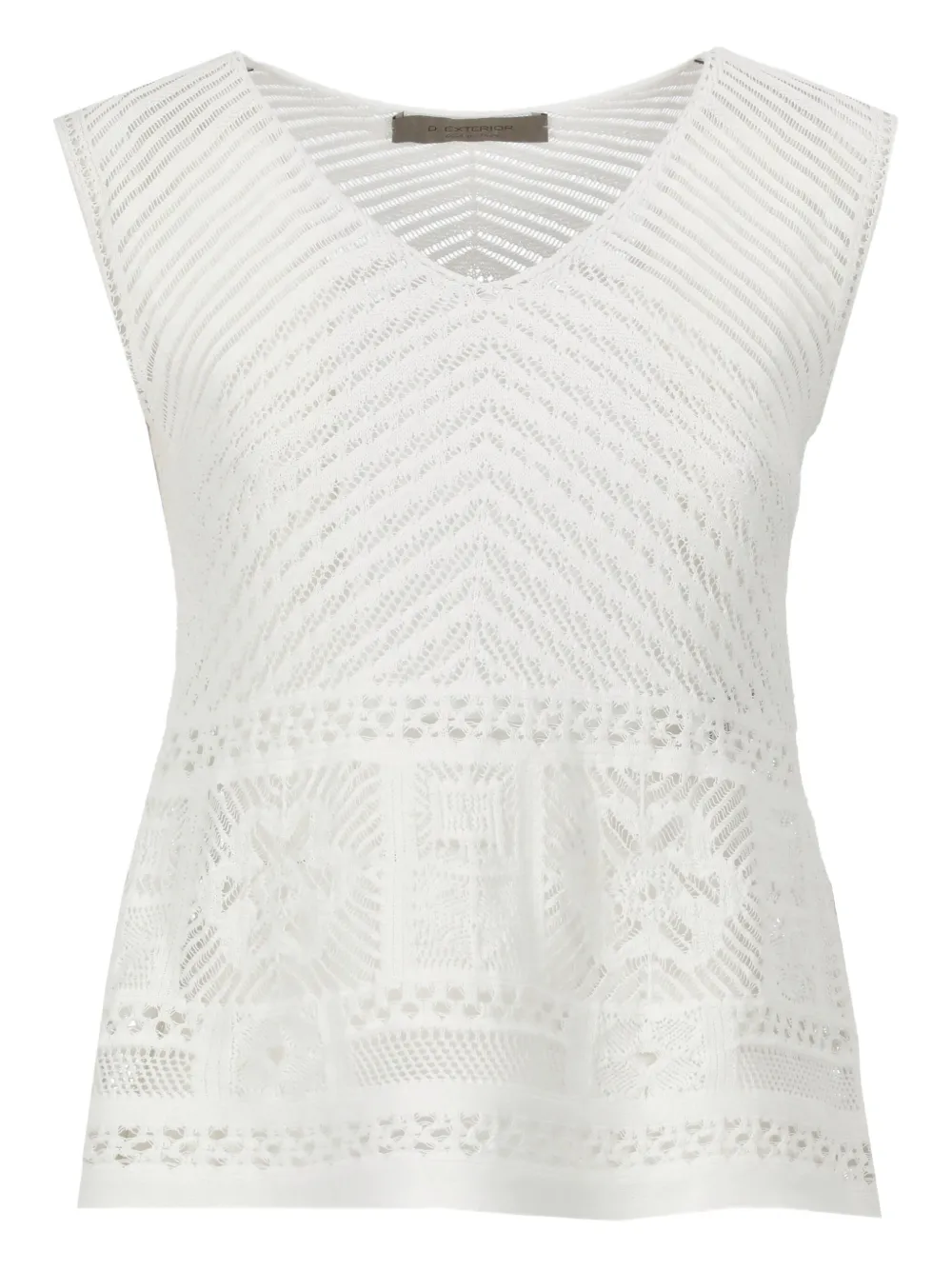 perforated lace top