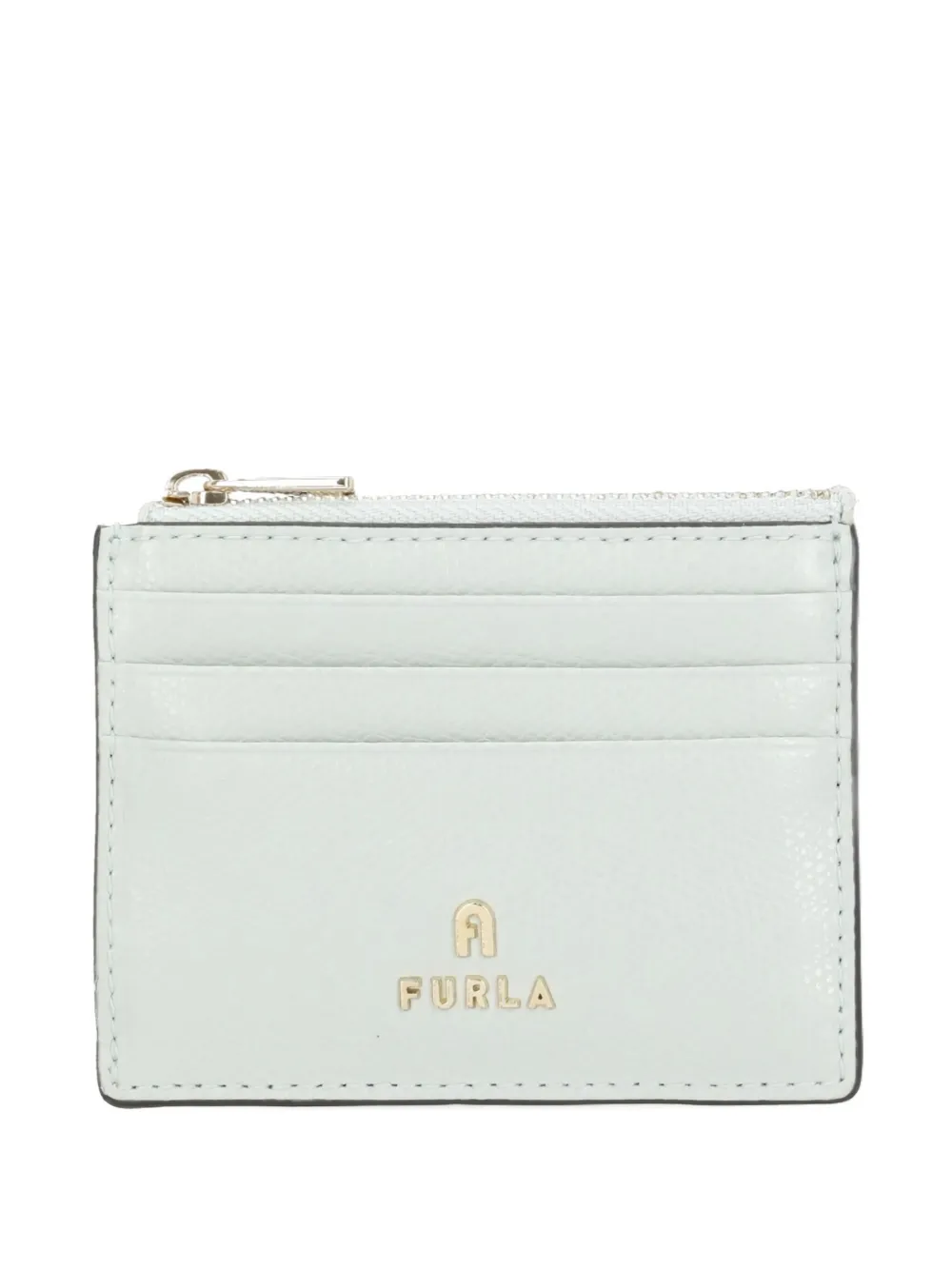 Furla Camelia Zip-fastening Cardholder In Green