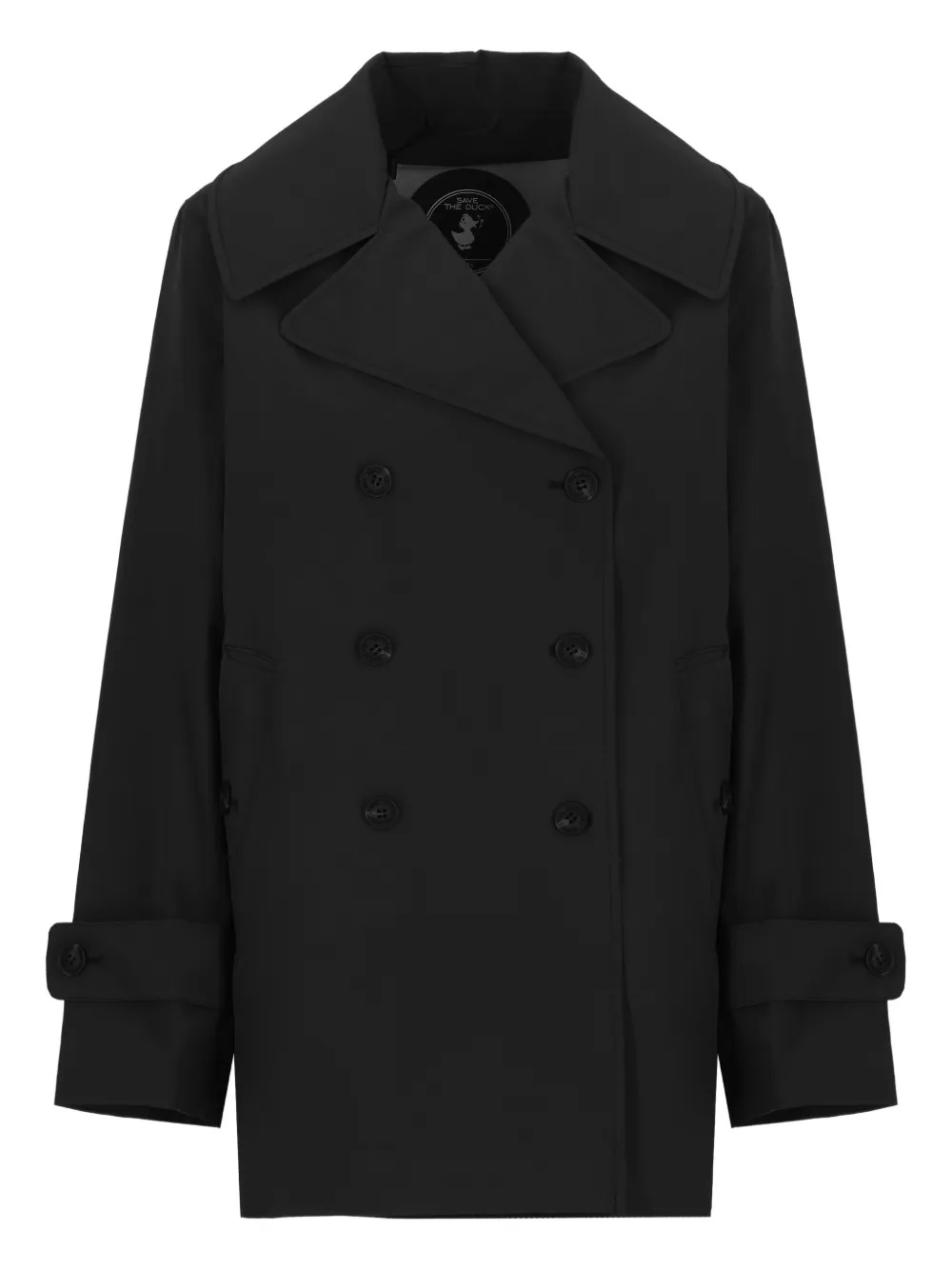 double-breasted coat