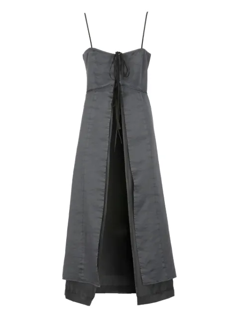 MM6 Maison Margiela lace-up flared dress