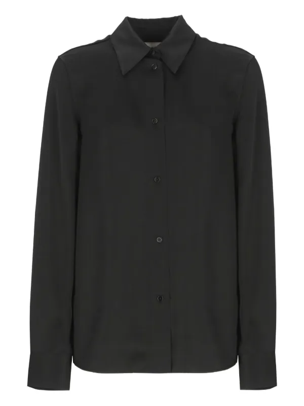 Jil Sander ロングスリーブ シャツ | ブラック | FARFETCH JP