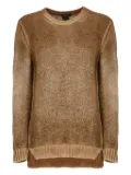 Avant Toi ribbed-trim cashmere sweater - Brown