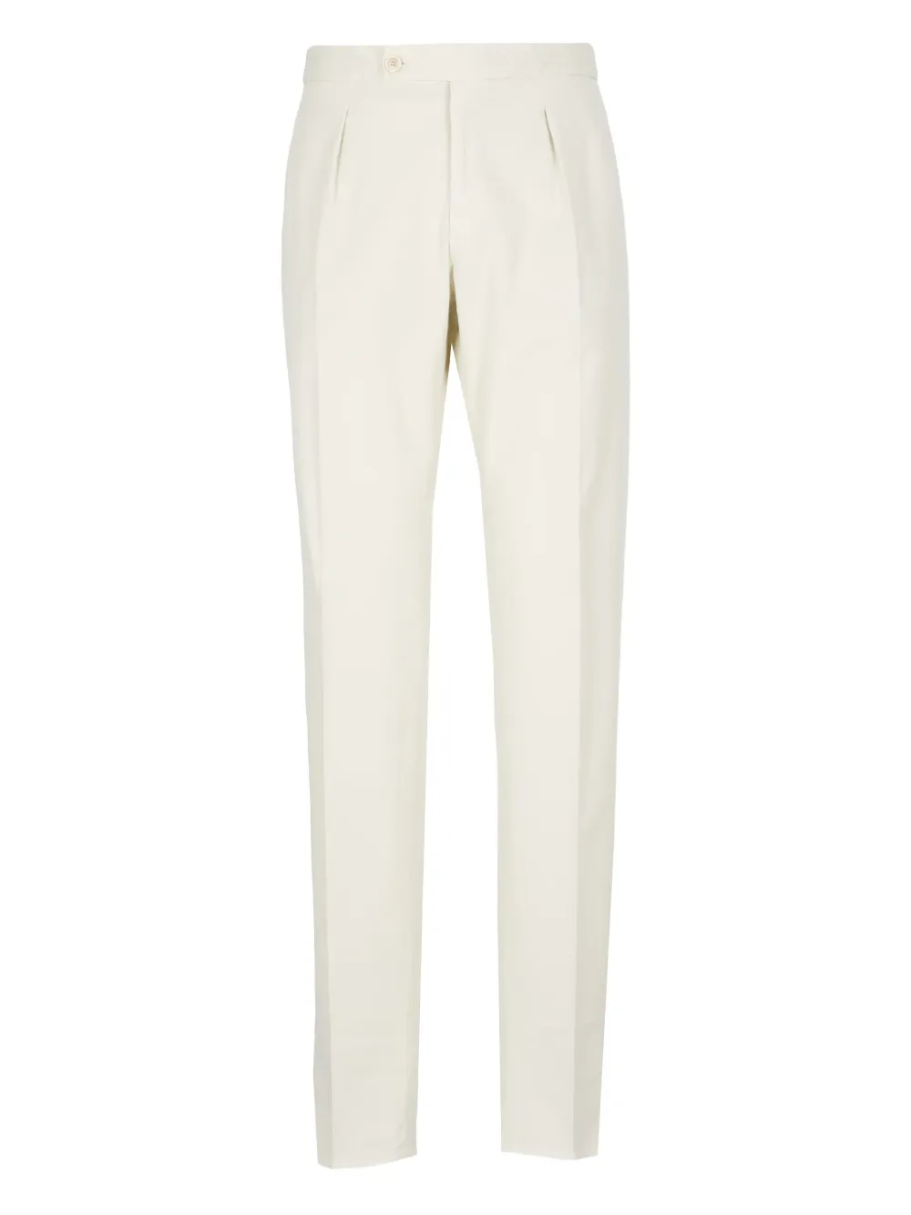 pleated cotton trousers