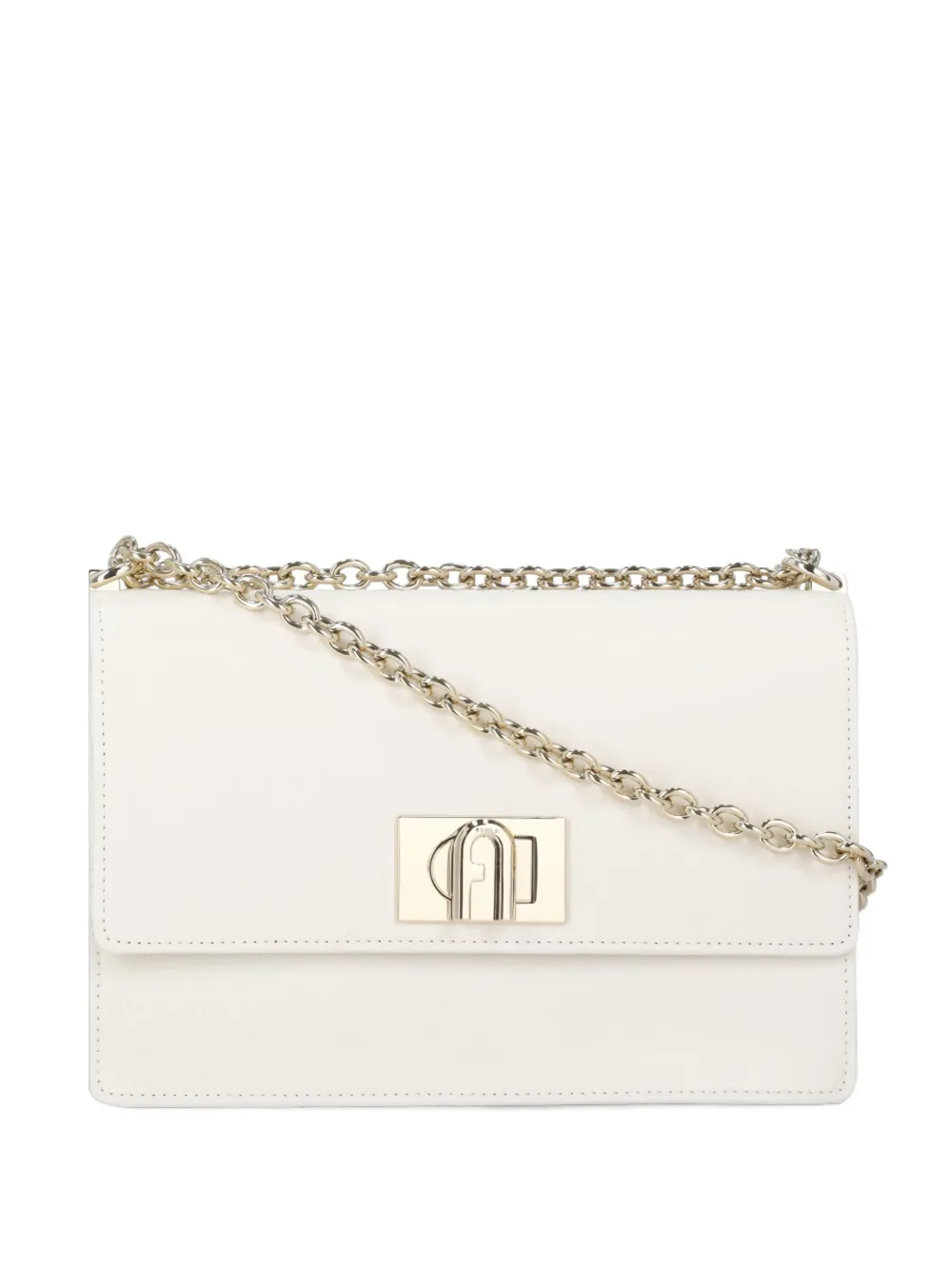 Furla Borsa a spalla con catena - Bianco