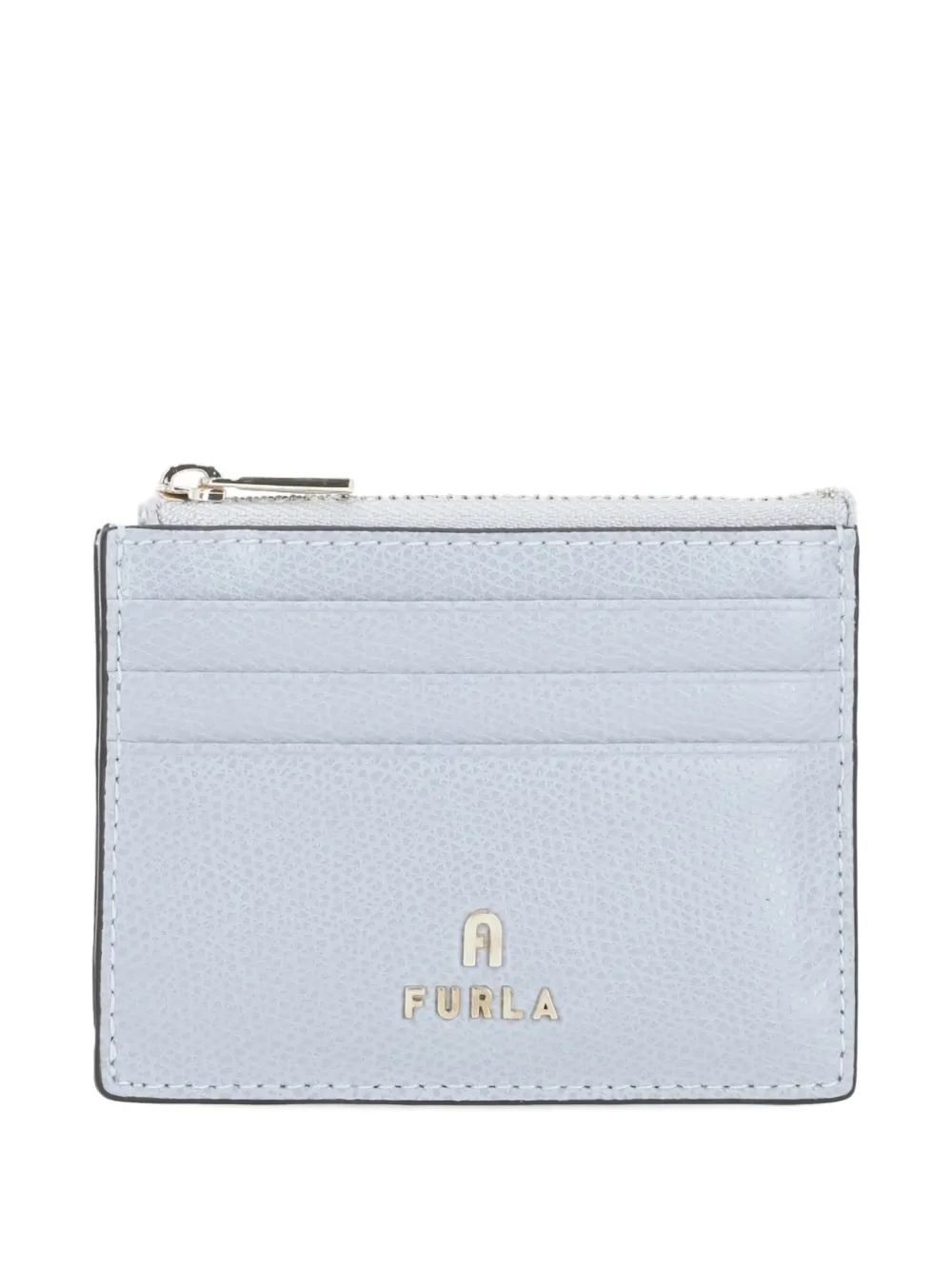 Furla Zip-fastening Card Holder In Blue
