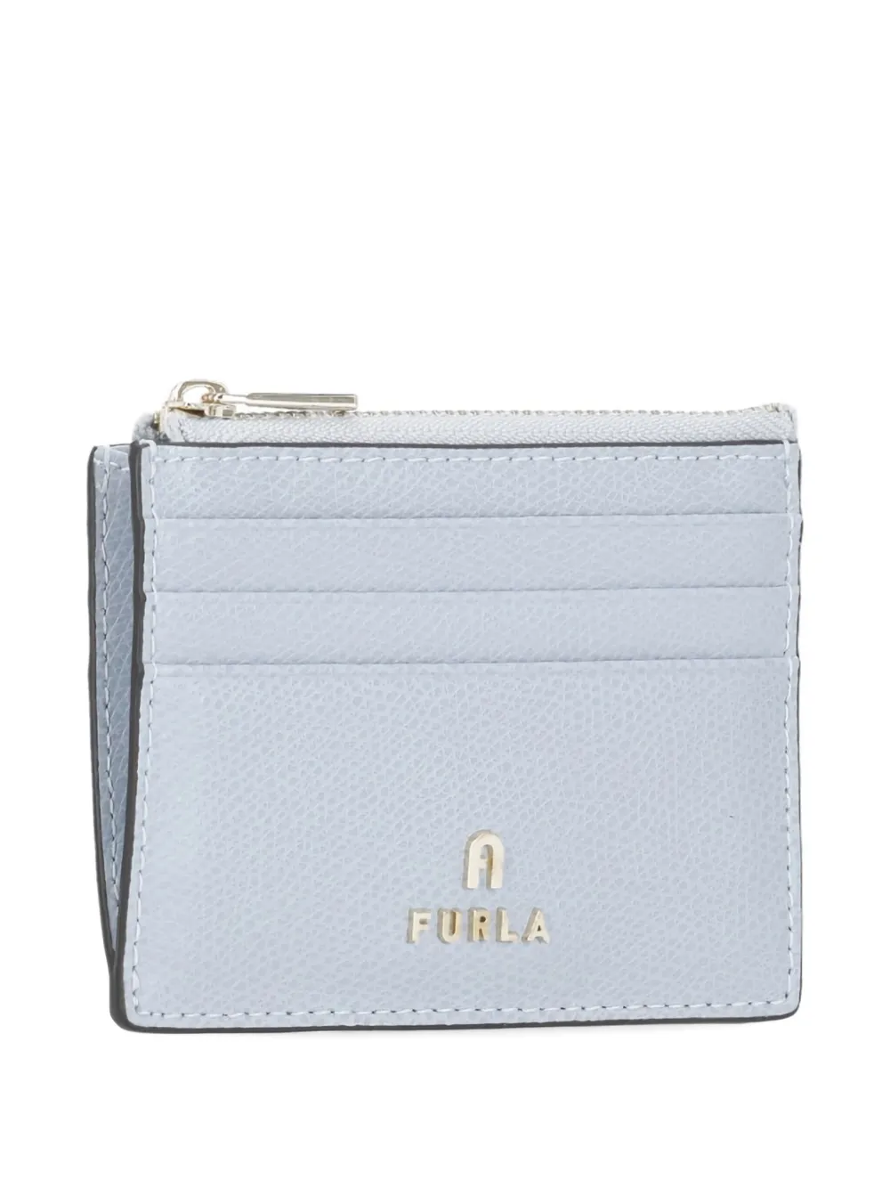 Furla Zip-fastening Card Holder In Blue