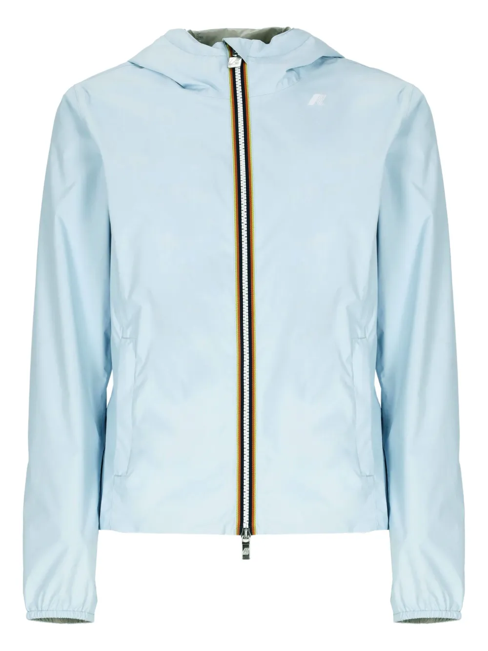 Lily hooded zip-front jacket