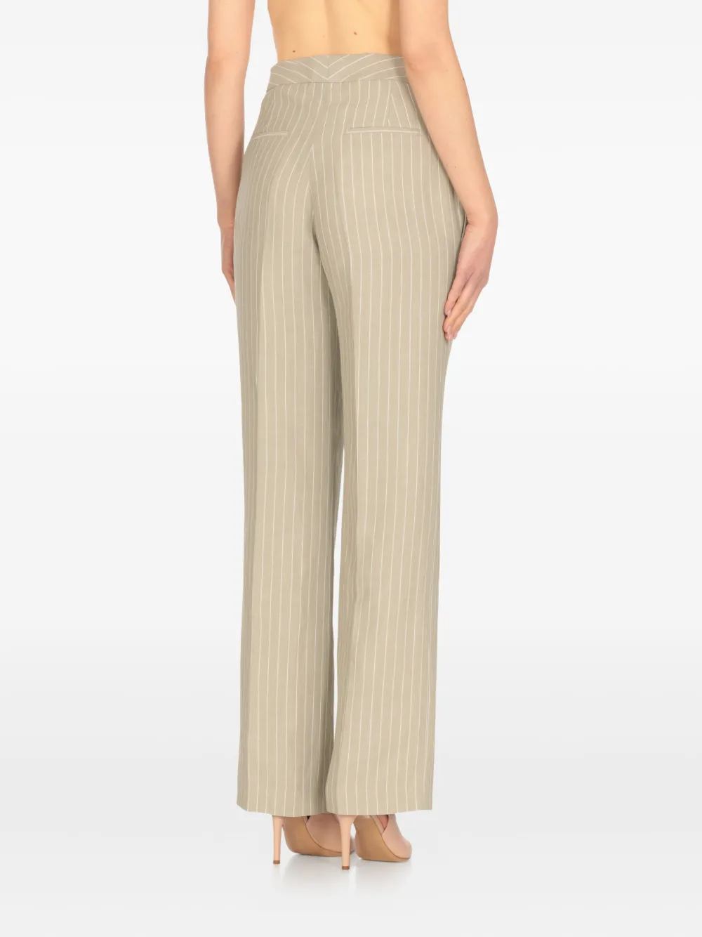 Fabiana Filippi Pantalon met krijtstreep Beige