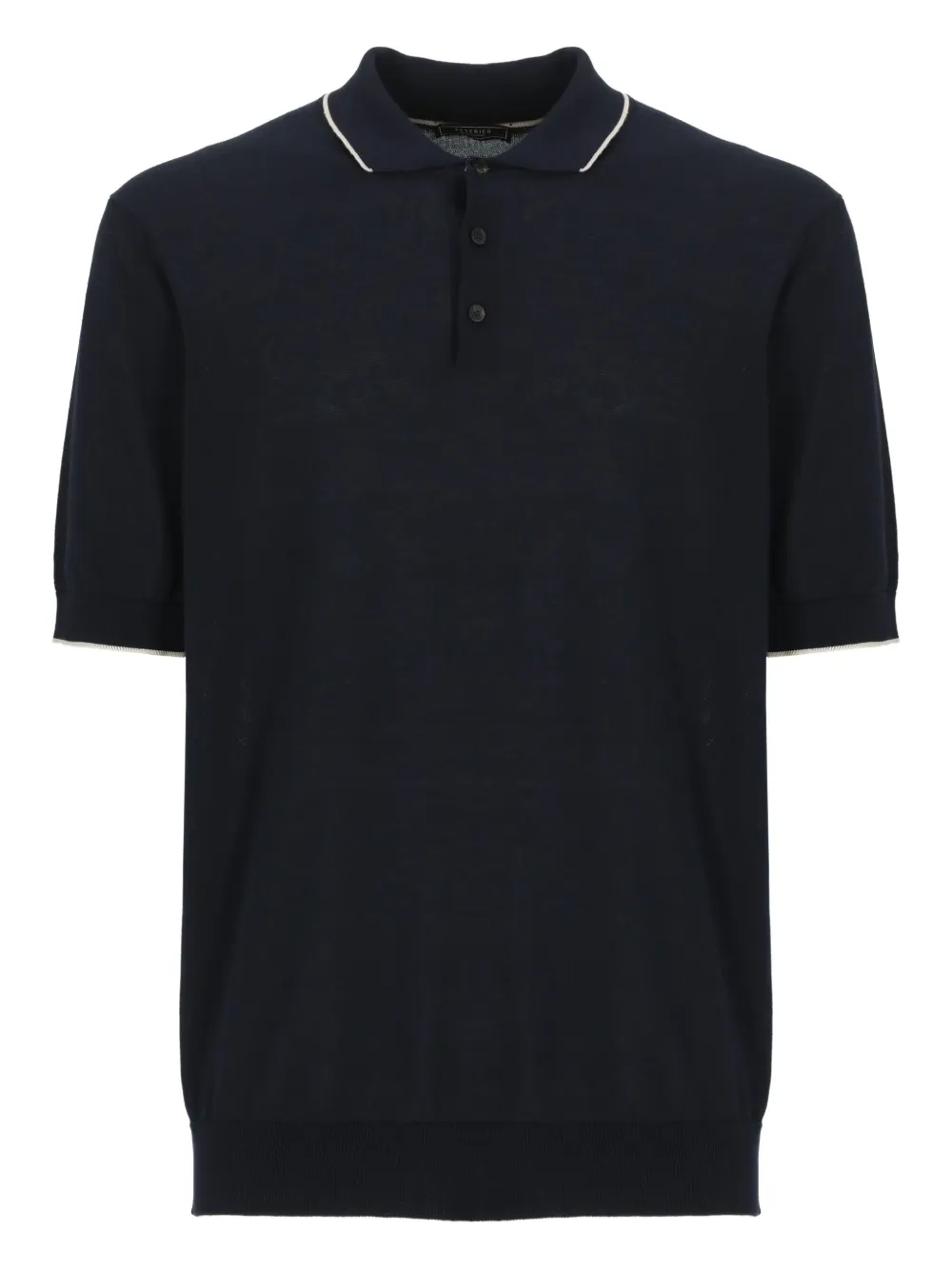 short-sleeve cotton polo shirt