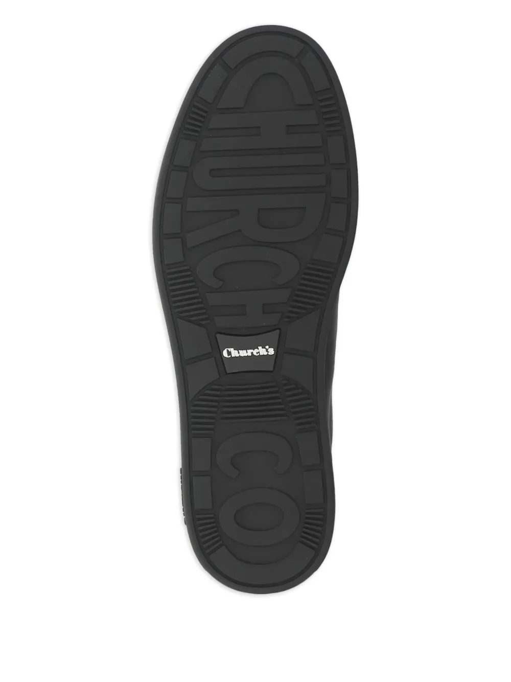 Church's textured-sole lace-up sneakers Black