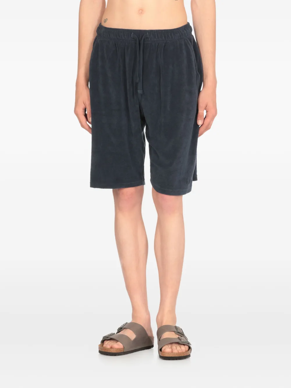 MC2 Saint Barth elastic-waist embroidered shorts Blauw