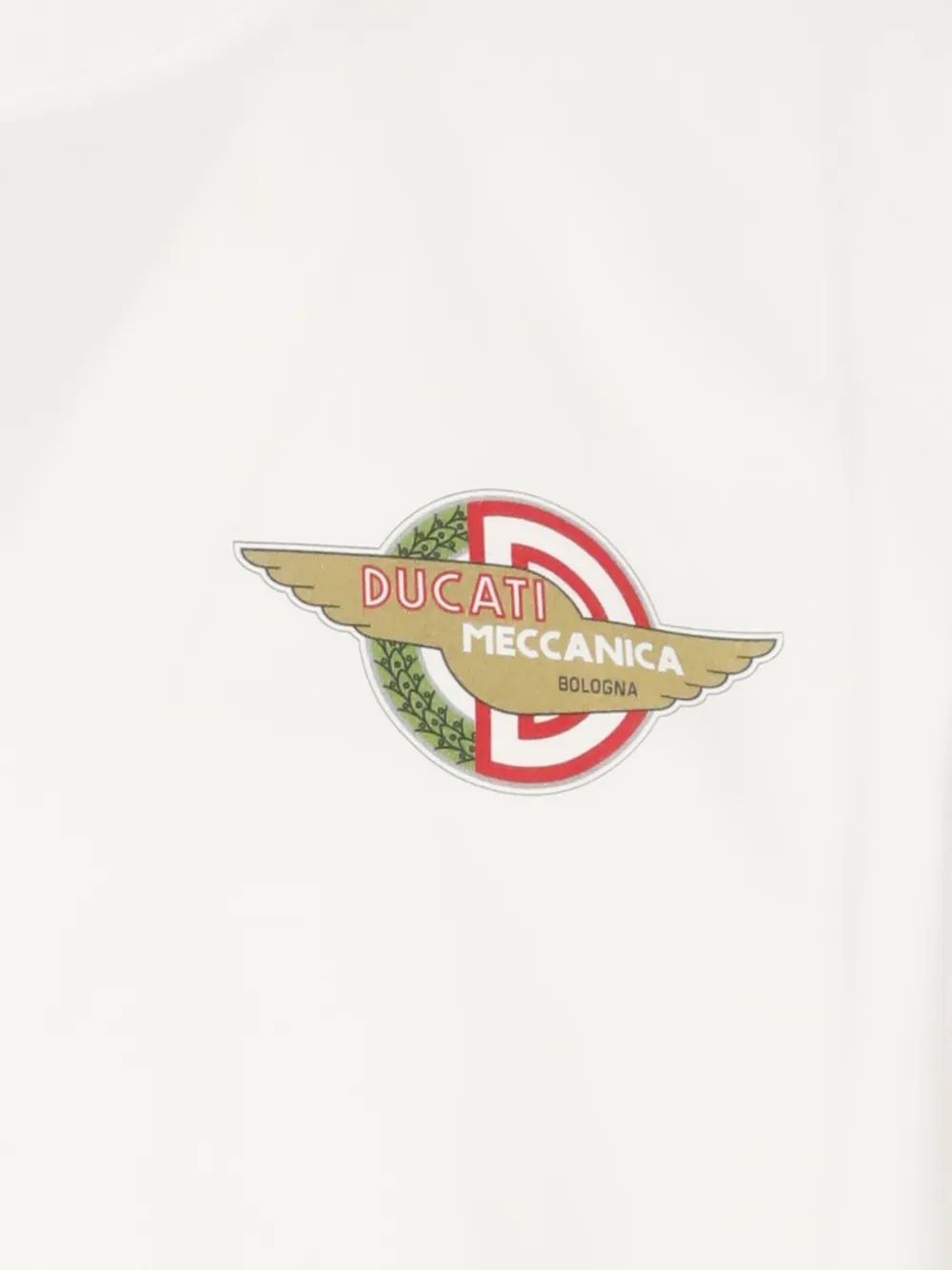 MC2 Saint Barth Ducati Meccanica T-shirt met logoprint Wit