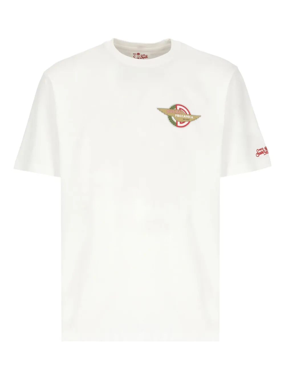Mc2 Saint Barth Ducati Meccanica Logo-print T-shirt In Multi