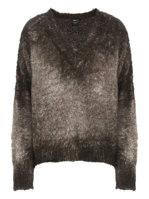 Avant Toi V-neck brushed sweater