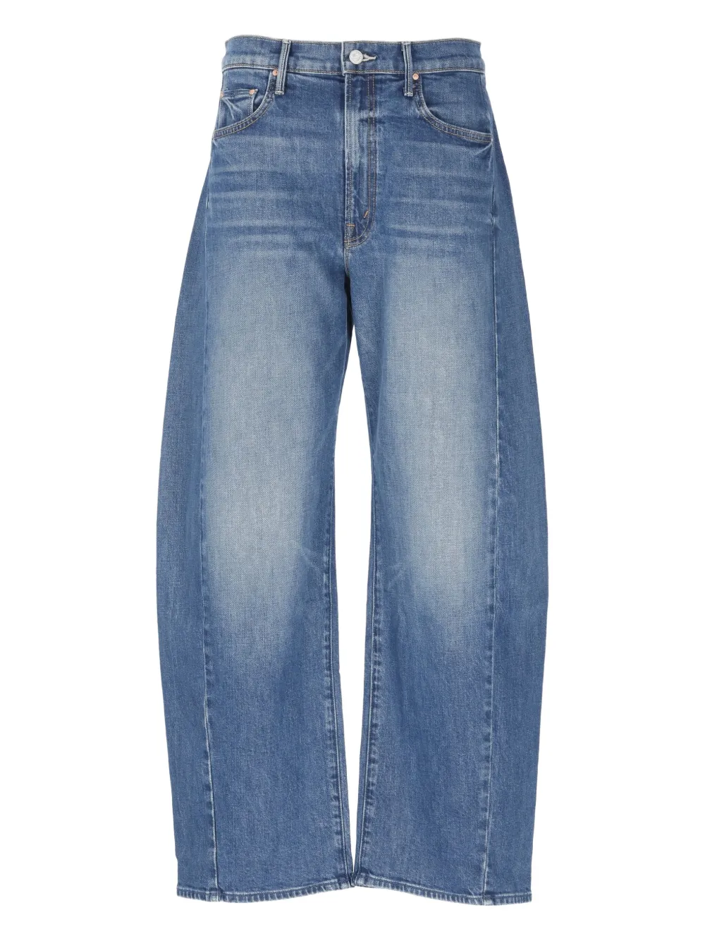 MOTHER Jeans met vlakken Blauw